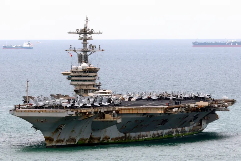 US Moves Third Aircraft Carrier Towards Middle East Amid Rising Iran Tensions